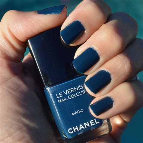 chanel cobalt blue nail polish|Chanel nail colors 2021.